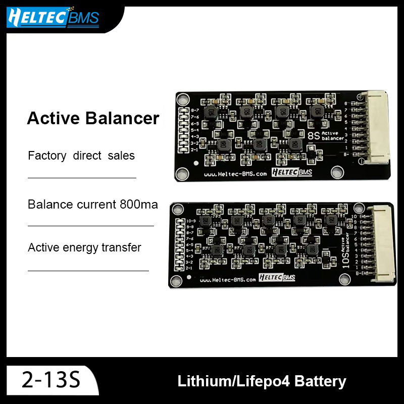 12S Lipo Battery Balancing Board - Aktif Dengeleyici 0.8A Eşitleyici Enerji Transfer