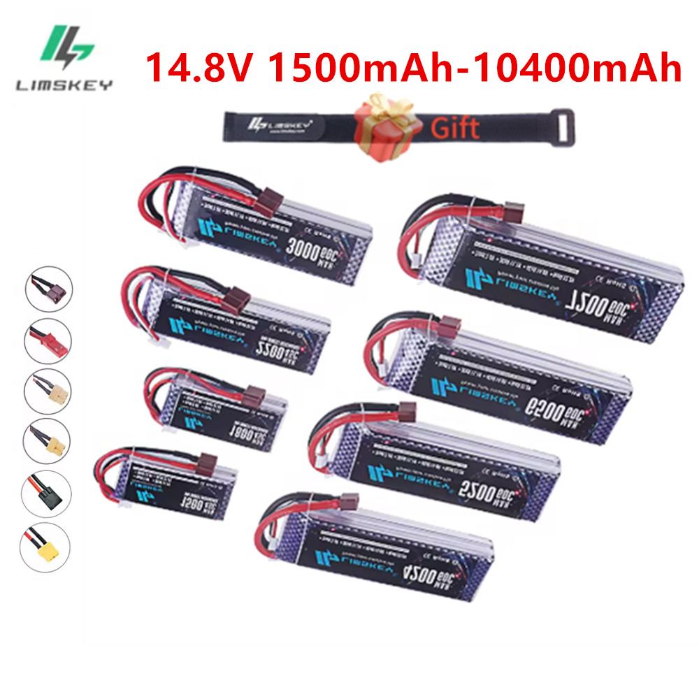 4S Lipo Battery 14.8V 6000Mah - 60C Lipo Pil 14.8V 4S 1500mah
