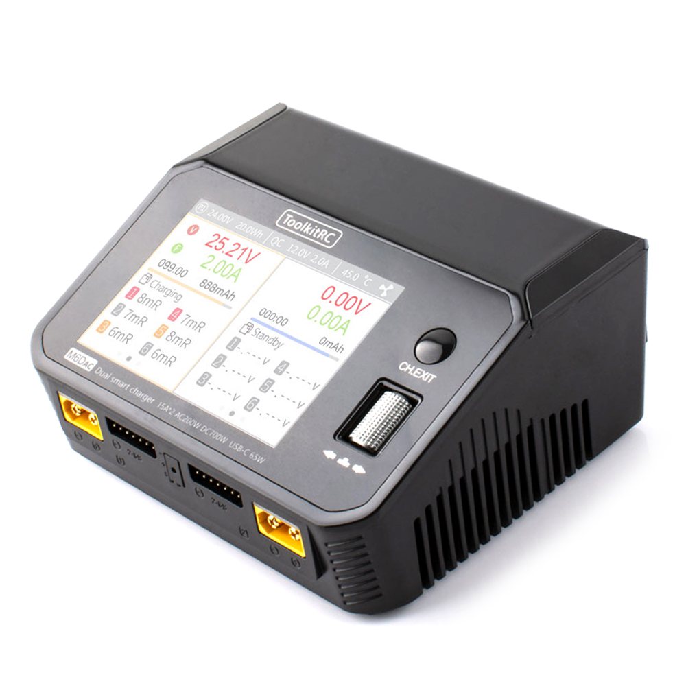 ToolkitRC M6DAC Çift Kanallı A - Toolkitrc M6Dac Smart Charger incelemesi ve fiyatı