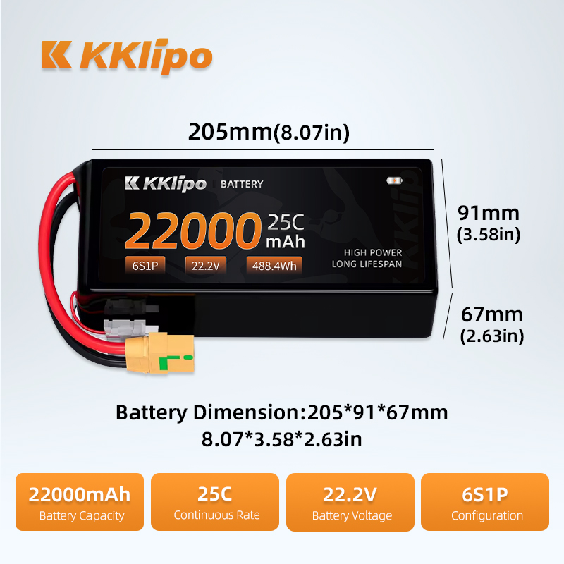 Üretim Üretim Yüksek Oranlı En - Tattu 6S 22000Mah Lipo Battery incelemesi ve fiyatı