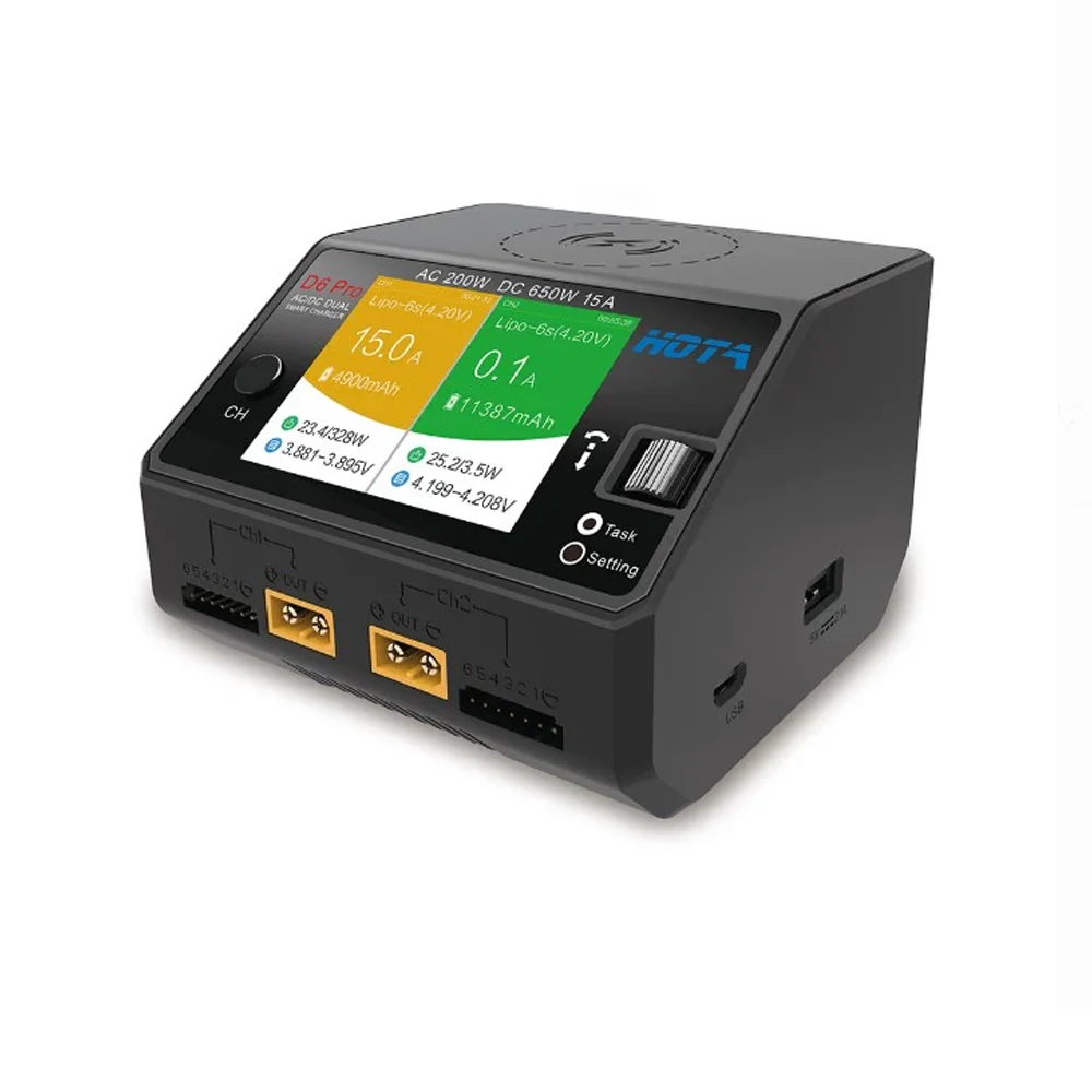 HOTA D6 Pro 200W AC/650W DC Çi - Hota D6 Pro Dual Lipo Charger incelemesi ve fiyatı