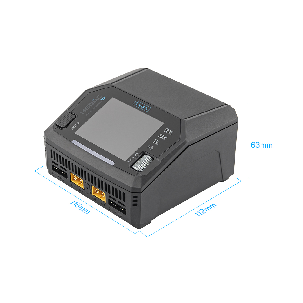 ToolkitRC M6DAC Pro AC300W M6D - Toolkitrc M6Dac Smart Charger incelemesi ve fiyatı