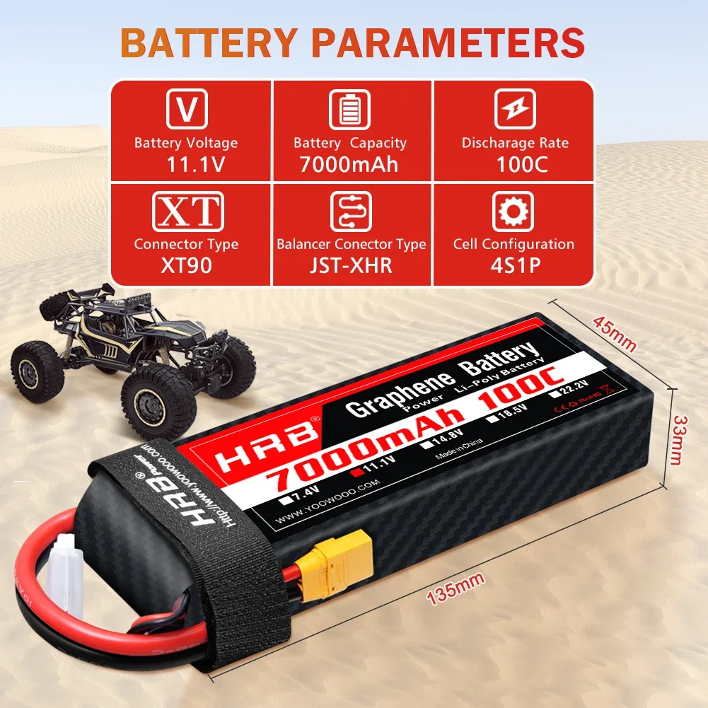 Grafen Pil 2S 3S 4S 6S RC Lipo - 4S Lipo Battery 14.8V 6000Mah incelemesi ve fiyatı