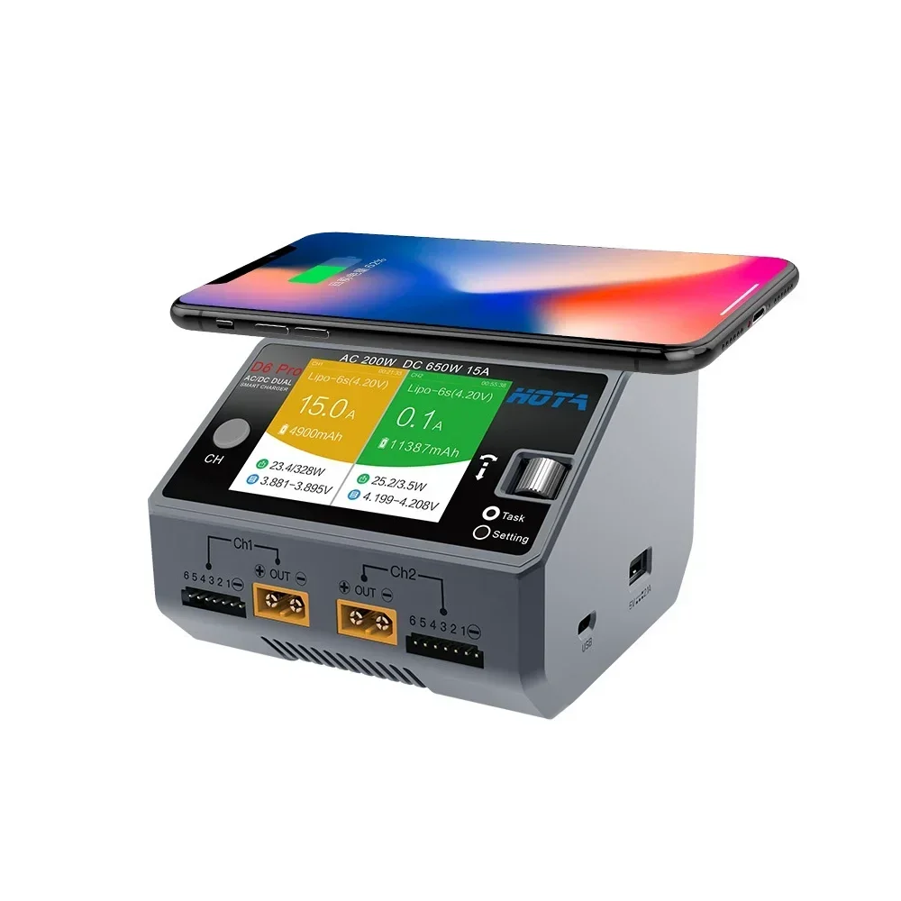 HOTA D6 Pro Çift Kanallı Akıll - Hota D6 Pro Dual Lipo Charger incelemesi ve fiyatı
