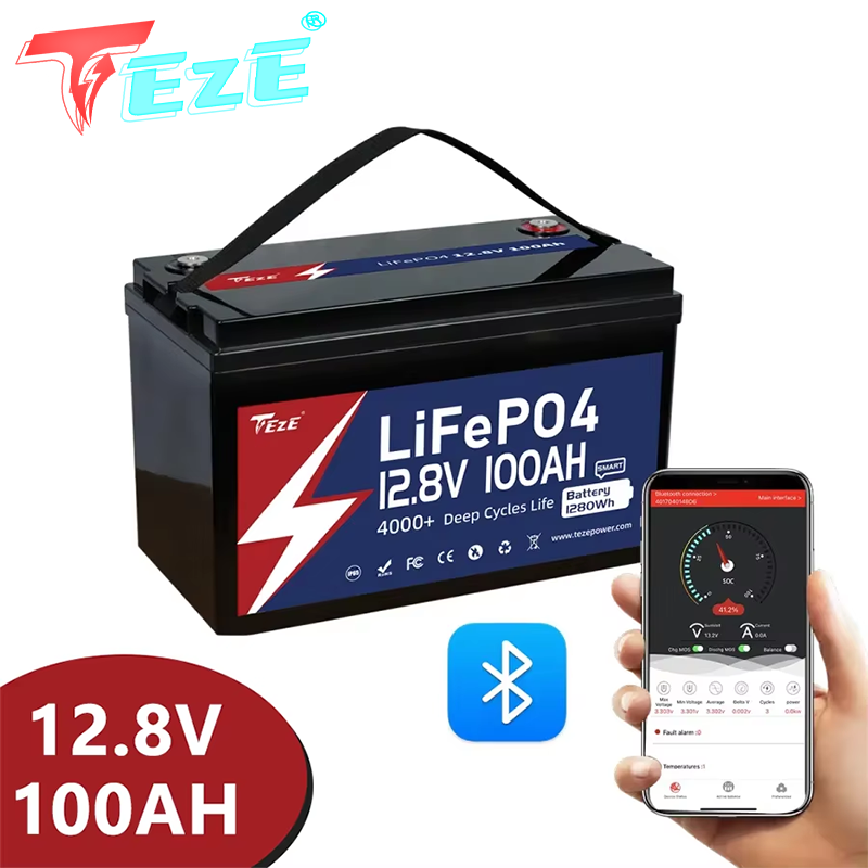 8000 Döngülü 12V 24V Lifepo4 P - Lifepo4 12V 100Ah Bms Bluetooth incelemesi ve fiyatı