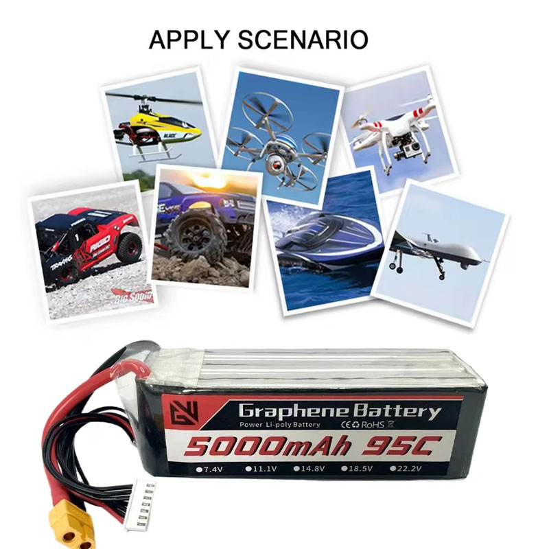 Lipo Pil 6S 5000mAh XT60 XT90  - 6S Lipo Battery 22.2V 5000Mah incelemesi ve fiyatı