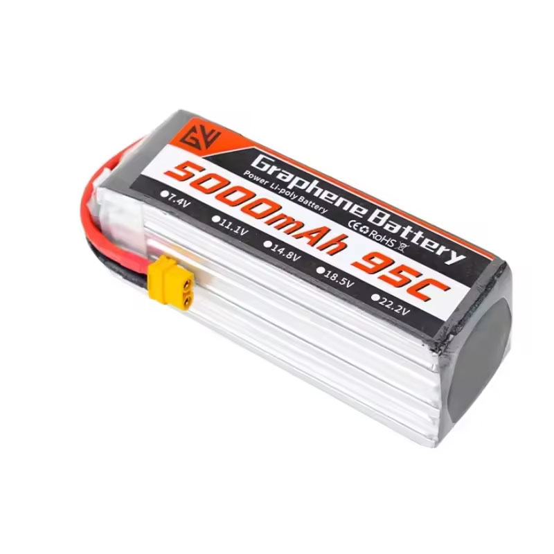 Lipo Pil 6S 5000mAh XT60 XT90  - 6S Lipo Battery 22.2V 5000Mah incelemesi ve fiyatı