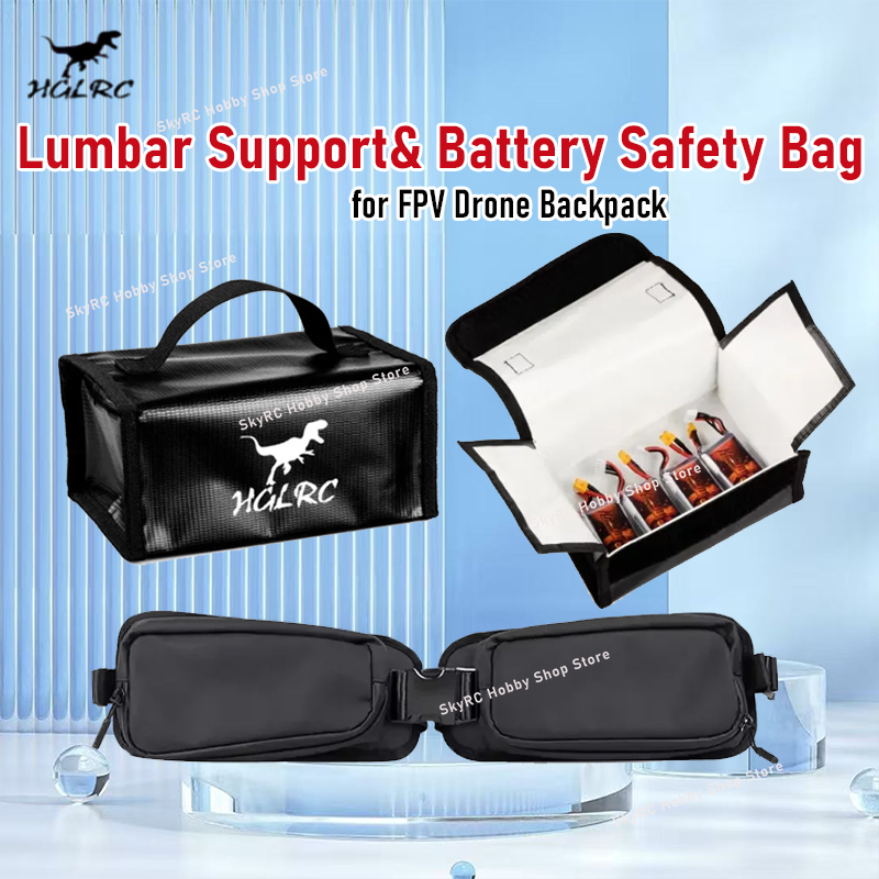 HGLRC Bel Desteği ve LiPo Pil  - Lipo Battery Fireproof Safety Charge Box incelemesi ve fiyatı
